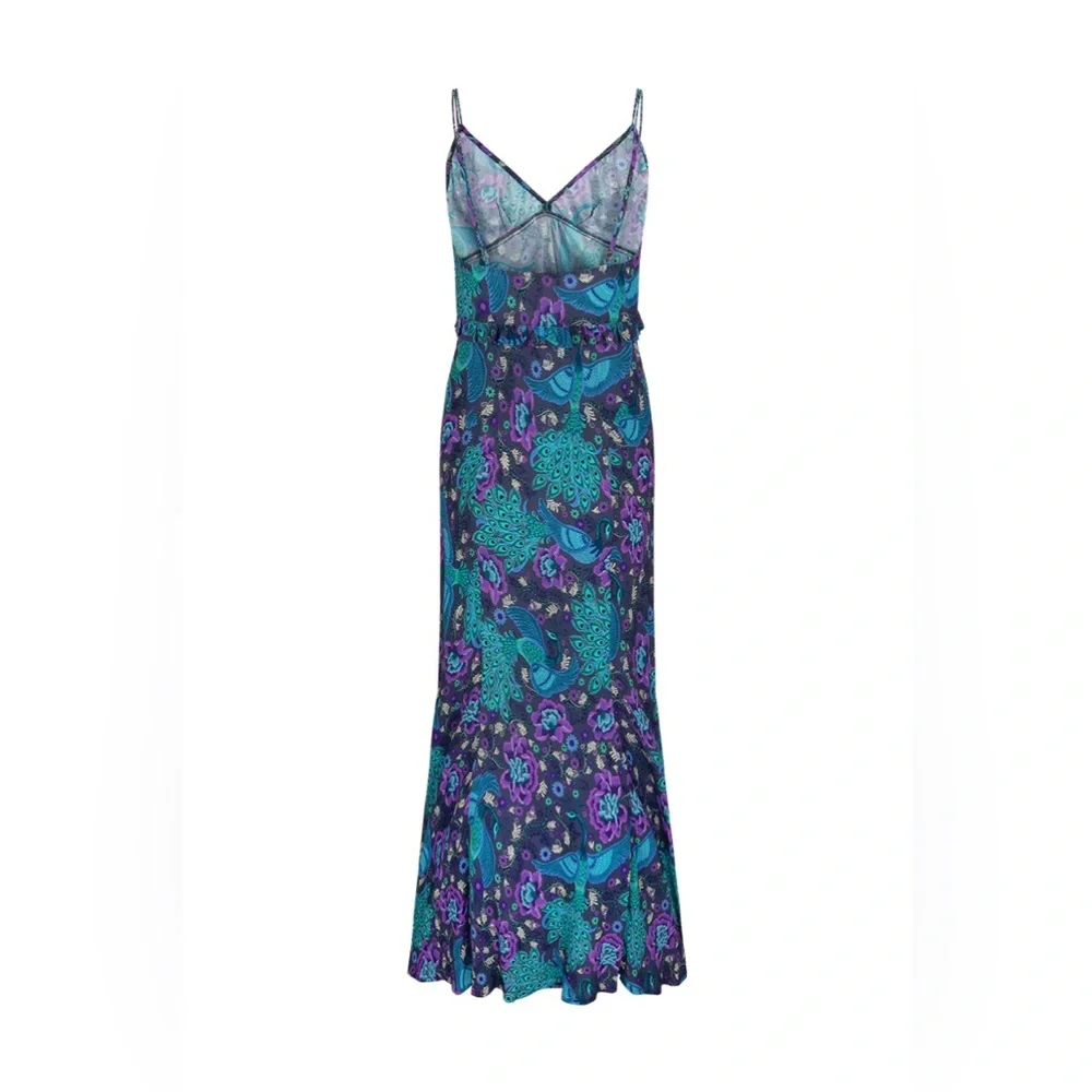 NWT SPELL Boheme Bias Strappy Dress - Small - Picture 5 of 7